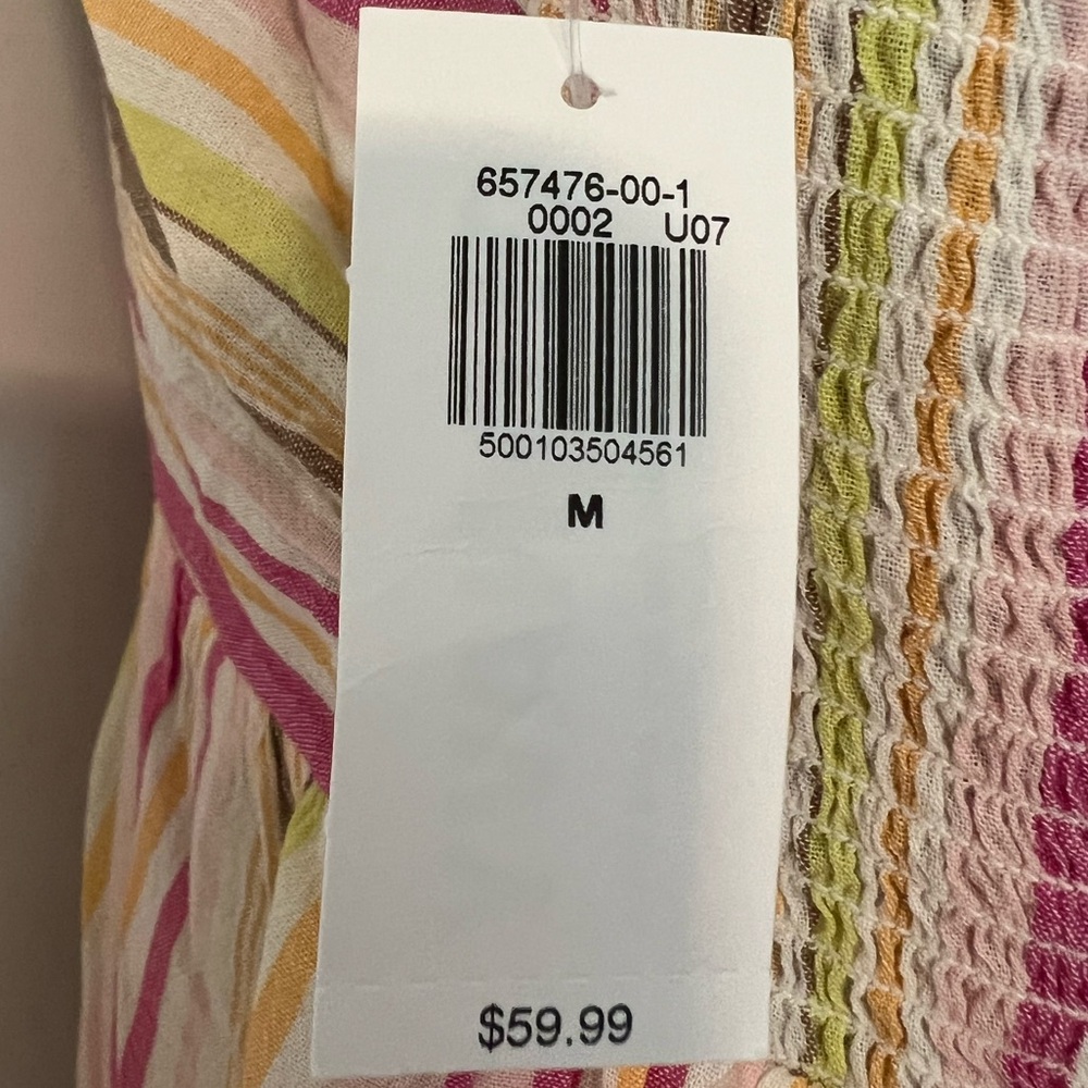 Old Navy Pink and Green Sleeveless Maxi Dress - Picture 4 of 4